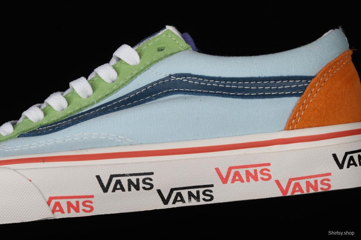 Vans Style 36 ice cream cream blue matching mandarin duck low upper board shoes VN0A54F66TA