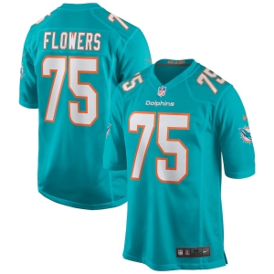 Men's Ereck Flowers Aqua Player Limited Team Jersey