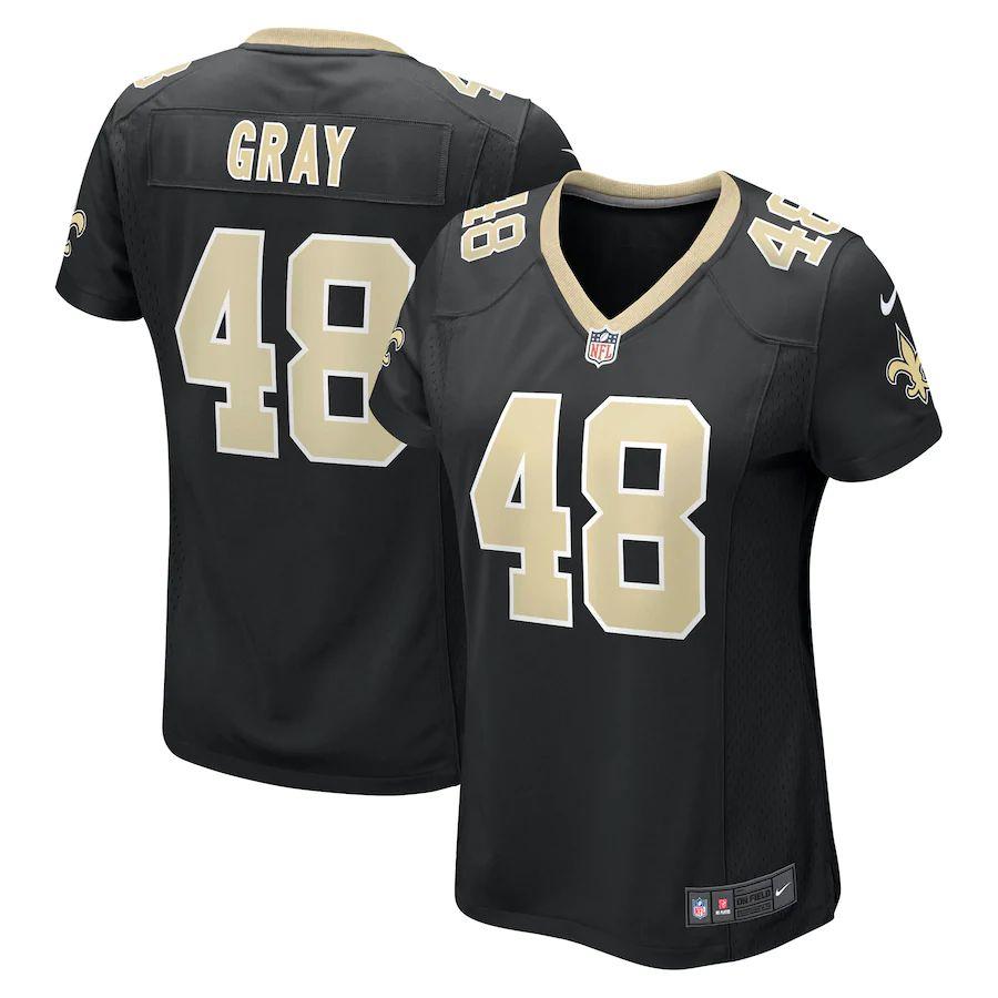 Women's J.T. Gray Black Player Limited Team Jersey