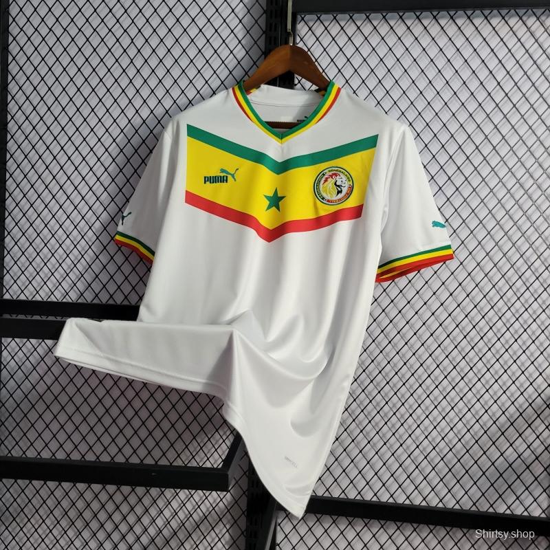 2022 Senegal Home Soccer Jersey