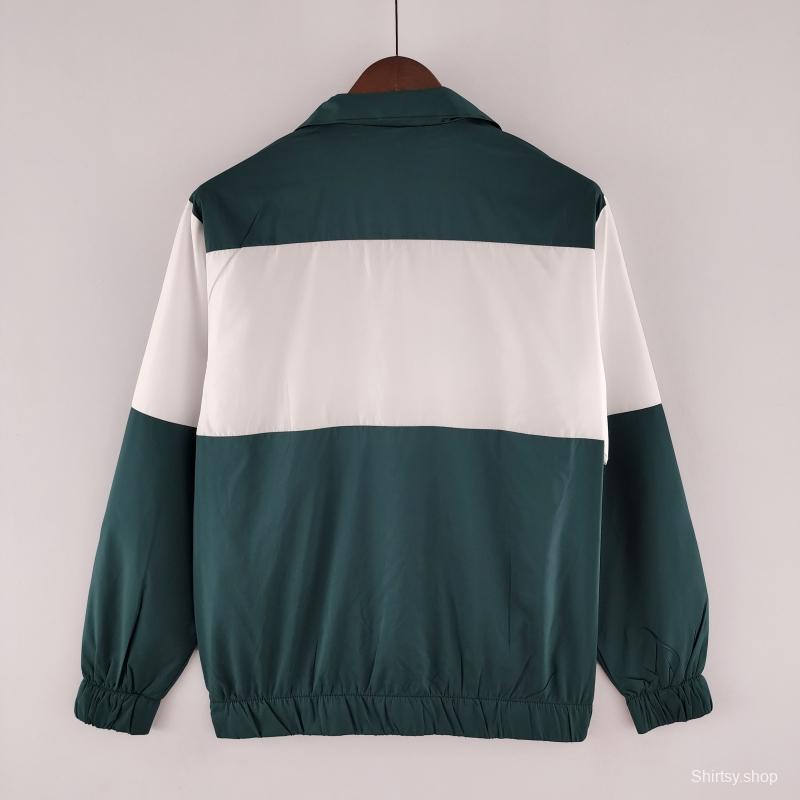 2022 Italy Windbreaker White-Green