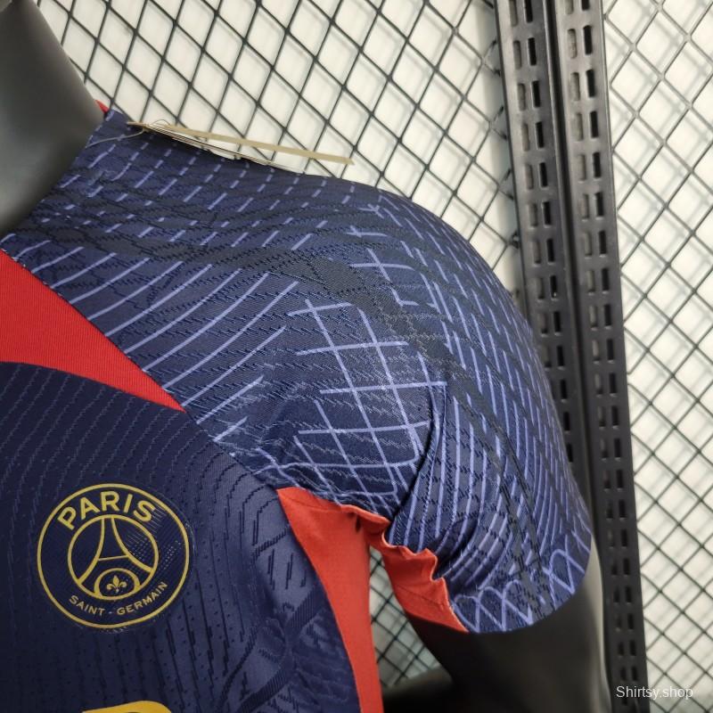 Player Version 23-24 PSG Training Navy Jersey