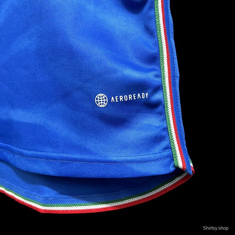 2023 Italy Home Long Sleeve Jersey