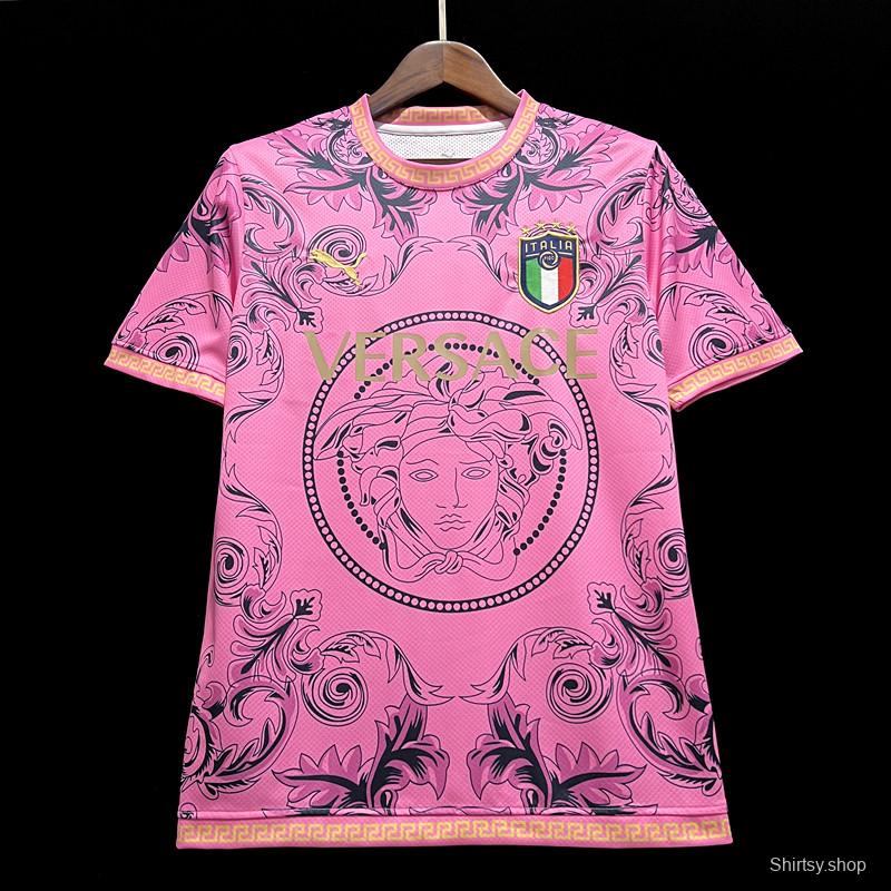 2023 Italy x Versace Special Edition PInk Jersey