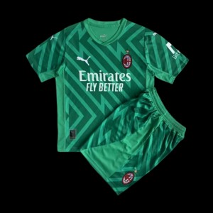 23/24 Kids AC Milan Green Goalkeeper Jersey