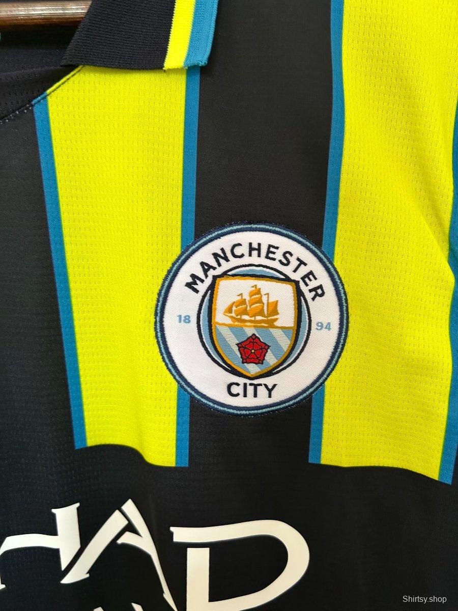 24/25 Manchester City Away Yellow Jersey
